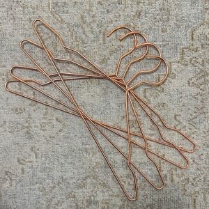 Set of 4 Copper Wire Hangers